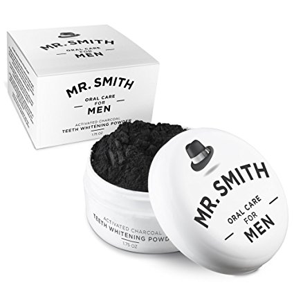 Mr Smith Teeth Whitening Powder with Activated Charcoal