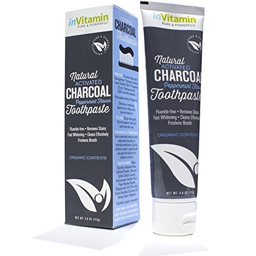 InVitamin Natural Whitening Activated Charcoal Toothpaste