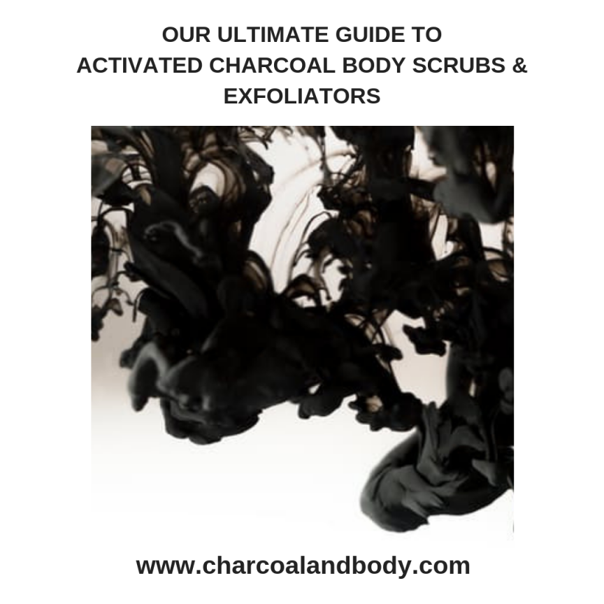 activated charcoal body scrubs and exfoliators